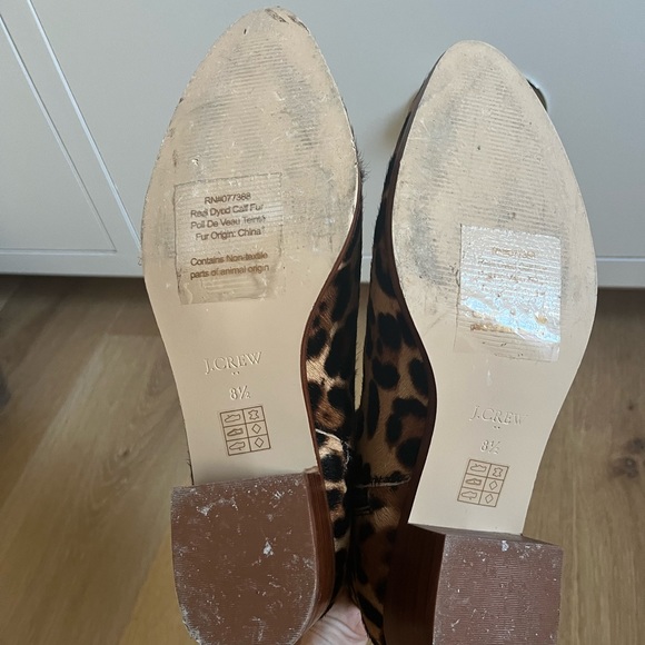 J crew calf hair ankle boots 8.5 - Picture 3 of 4
